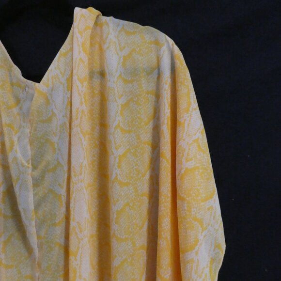 GEORGE | l - xl / large - extra large | Sheer Orange Open Front Cardigan | NWOT - Picture 13 of 15